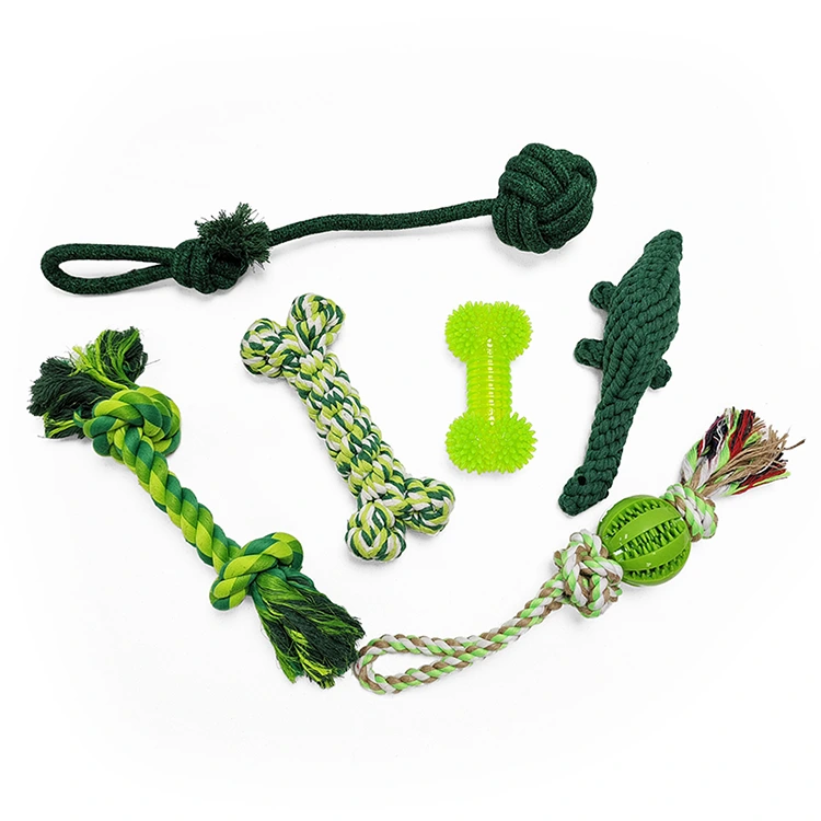 6 förpackningar Dental Cleaning Dog Chew Toys
